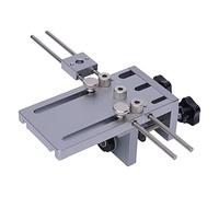 Gabarit de perçage 6/8/10/15 mm 2 procédés de serrage auto-centrage 3 en 1 Kit jig avec guide de perçage réglable Précision du trou latéral inférieure à 0,5 mm pour plaques de moins de 90 mm