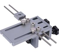 Gabarit de perçage Aide au perçage Gabarit de perçage 6/8mm Guide de perçage Kit de perçage de chevilles Cheville pour trous de perçage, avec pointes de perçage