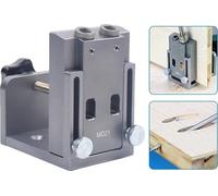 Gabarit de perçage, angle de trou de poche de 15°, alliage d'aluminium durable, utilisation manuelle