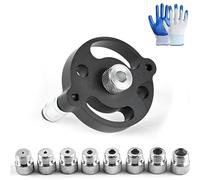 Gabarit de perçage auto-centrant, guide de perceuse de précision pour des joints de menuiserie parfaits, gabarit portatif, joints de menuiserie parfaits pour la construction d'étagères (Noir)