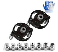 Gabarit de perçage auto-centrant, guide de perceuse de précision pour des joints de menuiserie parfaits, gabarit portatif, joints de menuiserie parfaits pour la construction d'étagères (Noir*2)