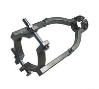 Gabarit de perçage carré pour perceuse manuelle et bois rond | Forage stable, empêche les oscillations, assure des trous carrés droits, construction métallique, compatible avec perceuse