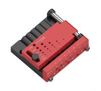 Gabarit de perçage central pour tiges rondes avec design robuste et capacités de réglage fin pour une haute précision dans le perçage répété (T0012)