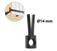 Gabarit de perçage composite plastifié, H.80 x L.25 x P.25 mm