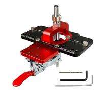 Gabarit de perçage de charnière de 35 mm, gabarit de charnière dissimulée en alliage d'aluminium, gabarit de perçage de charnière de verrouillage précis, guide de forage, localisateur, outil de