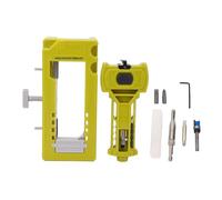 Gabarit de perçage de charnière de porte, Kit d'outils d'installation pratique pour portes de 3, 8, 3, 4 pouces d'épaisseur avec fonction de mortaise pour un placement précis des