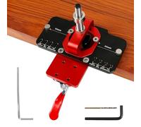 Gabarit de perçage de charnière Gotrain de 35 mm, ouvre-trou en alliage d'aluminium, gabarit de perçage précis pour charnières de cabinet, gabarit de cheville pour travail du bois, guide de perçage