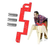 Gabarit de perçage de poignée - Guide en lourd, gabarit d'armoire réglable, outil de mesure de position | Assistant de montage professionnel pour la maison, la cuisine, la menuiserie