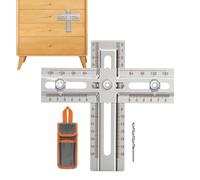 Gabarit De Perçage Des Poignées De Meuble,Outil Gabarit Pratique En Acier Inoxydable Pour Bricolage - Guide De Perçage Des Poignées Et Boutons,Pour Menuisiers Adultes Débutants Amateurs Familles Amis