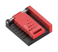 Gabarit de Perçage, Guide Et Localisateur De Gabarit Pour Menuiserie, Localisateur De Trous De Poinçonnage, Pour Le Positionnement De L'Établi De Tiroir En Menuiserie D'Armoire Et Le Poinçonnage En