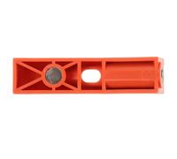 Gabarit de Perçage pour Bois, Positionnement Rapide et Précis | Installation Simple, Usage Facile, Plastique et Métal, pour Percer le Côté des Planches, Orange