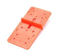 Gabarit de perçage pour charnière d'armoire avec lignes de référence double taille pour applications d'alésage de charnière de 35 mm et 40 mm