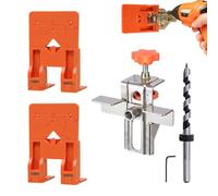 Gabarit de Perçage pour Charnière d'Armoire Butée Magnétique Forte | Outil précis pour aligner les portes de placard pour les débutants en menuiserie et gabarits sur chant