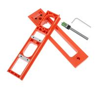 Gabarit de Perçage pour Charnière Invisible 9 Pouces Réglable | Alliage de Zinc, Réglage Hydraulique, Réutilisable et Finition Invisible, pour Meuble et Armoire Neuve