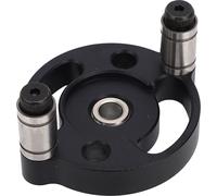 Gabarit de perçage pour chevilles à centrage automatique Positionnement du trou unique Gabarit de perçage pour chevilles à centrage automatique pour le travail du bois Noir