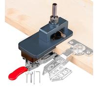 Gabarit De Perçage Pour Trous De Charnière De Porte - Template De Menuiserie 35mm - Guide de Perçage Invisible pour Portes d'Armoire - Pour Cuisine Armoire Placard Débutants