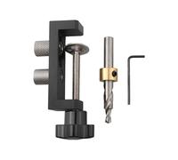 Gabarit de perçage profilé en aluminium, outil de guidage de fraisage pour séries 20/30/40 avec foret étagé M6, assistant de poinçonnage de trou de précision pour bricolage