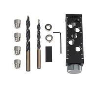 Gabarit de perçage profilé en aluminium, outil de positionnement précis pour séries 20/30/40 avec design fraisé, fixation à monter soi-même pour perçage de trou d'accès