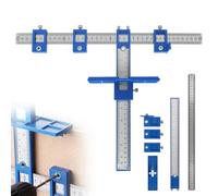 Gabarit de perçage réglable avec perceuse, guide de perçage de perforateur, outil de perçage pour l'installation de poignées de portes ou de tiroirs