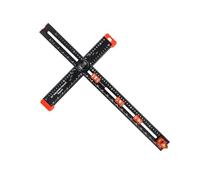 Gabarit de perçage - Règle en T de précision - Outil de perçage réglable - Règle de marquage polyvalente en T pour projets de menuiserie, plans d'architecture, travaux de, design artistique