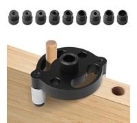 Gabarit de Percage Vertical/Kit de Recherche de centre de travail/Trous de Perforation Localisateur de Bois localisateur de guide de perçage avec douilles de perçage 2/3/4/5/6/7/8/9/10mm