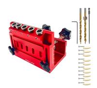Gabarit de Poche pour Assemblage Bois - Localisateur Ajustable à 5 Trous Obliques | Outil de Guidage et de Positionnement pour les Passionnés de Menuiserie, Débutants et Projets de la Maison