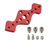 Gabarit de poche pour le travail du bois, guide de perçage réglable avec bague de 6/8/10 mm pour des trous droits précis, outil de localisation en alliage d'aluminium