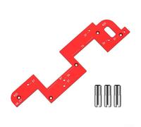 Gabarit de poignées de placard en alliage pour portes d'armoire en aluminium avec buil