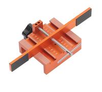 Gabarit de porte d'armoire Gearwell, gabarit d'installation en alliage d'aluminium, guide de perçage avec échelle transparente pour l'alignement des poignées de charnière, montage