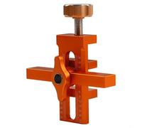 Gabarit de porte d'armoire, outil de montage en alliage d'aluminium avec localisateur de poinçon et guide de perçage pour une installation précise de poignée/matériel (D)