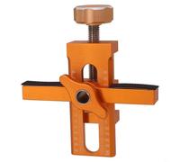 Gabarit de porte d'armoire, outil de montage en alliage d'aluminium avec localisateur de poinçon et guide de perçage pour une installation précise de poignée/matériel (B)