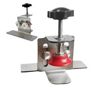 Gabarit de porte d'armoire - Outils de montage d'armoire en acier inoxydable - Positionneur de travail du bois - Pour cuisine, meubles, tiroirs, façades de travail du bois, amélioration du bâtiment