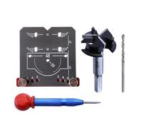 Gabarit de Porte de Placard - Outil de Repérage d'Installation de Portes,Aide à l'Alignement du Perçage de Charnières,pour Menuiserie Agencement Cuisine Placard Tiroir Meuble Maison