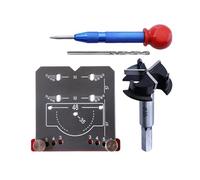 Gabarit de Porte de Placard | Outil de Repérage d'Installation de Portes - Dispositif de Positionnement pour Charnières | Pour Menuiserie Meuble Cuisine Armoire Tiroir Construction