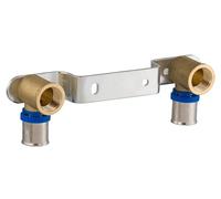 Gabarit de pose de robinet multicouche à sertir Ø20 - F1/2 NOYON ET THIEBAULT sertissage multiprofil TH/H/U | entraxe 150 mm | pose sur mur plein