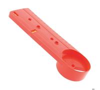 Zenitech - Gabarit de Pose pour Boîte d'Encastrement Double et Triple - Entraxe 71mm et 57mm avec Niveaux Intégrés - Règle de Mesure Précise - Rouge