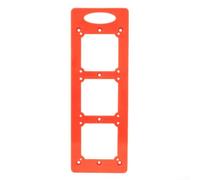 Gabarit de Pose pour Boîte d'Encastrement Type 86 | Outil de Découpe Précise 14/20 Trous pour Installation Électrique de Prises et Interrupteurs, pour accessoire pour