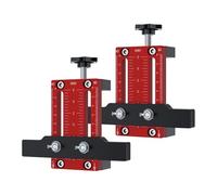 Gabarit de positionnement de porte d'armoire, positionneur ajustable pour l'installation de porte d'armoire en alliage d'aluminium, gabarit de quincaillerie d'armoire, localisateur de montage de porte