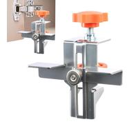 Gabarit de positionnement d'installation de porte d'armoire - Outil de support d'alignement en acier inoxydable, fixation de montage d'armoire de précision | Aide à l'installation facile de charnière