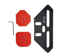 Gabarit de positionnement précis pour arcs - Outil de coupe en aluminium - Accessoires de travail du bois - Guide essentiel - Outil de guidage précis