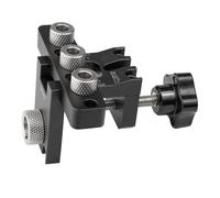 Gabarit de précision 3 en 1 pour gabarit à came - Kit maître de gabarit de perçage pour le travail du bois - Guide de perçage du bois pour le travail du bois