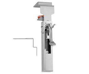 Gabarit de précision réglable, poignée d'installation, pince de fixation de 7,9 x 5,9 cm avec vis tournante, couche solide de face d'armoire, bouclier d'alignement rapide avec tampon, fermeture avant