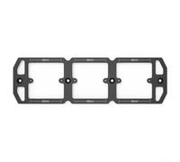 Gabarit de prise d'interrupteur de type 86 pour rainurage de planches en bois, gabarit épais de 5,7 mm en alliage d'aluminium avec trous de positionnement pour des installations électriques précises