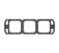 Gabarit de prise d'interrupteur de type 86 pour rainurage de planches en bois, gabarit épais de 5,7 mm en alliage d'aluminium avec trous de positionnement pour des installations électriques précises