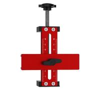 Gabarit de quincaillerie d'armoire, positionneur de porte réglable, outil d'installation multifonctionnel, construction robuste en d'aluminium léger pour projets, 10,9 x 3,8 x 21,5 cm