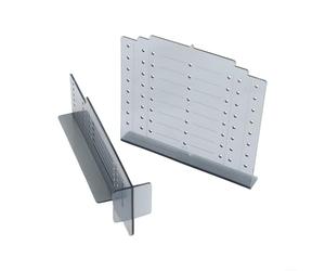 Gabarit de quincaillerie d'armoire pour un perçage précis des poignées et boutons, outil pour un positionnement précis des trous et un processus d'installation simplifié
