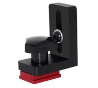 Gabarit de rail à onglet en alliage d'aluminium pour le travail du bois - Compatible avec rail biseauté de 30/45/75 mm, arrêt de canal coulissant avec fonction de verrouillage, design ergonomique pour