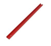 Gabarit de rail d'onglet professionnel en T, rail d'onglet en forme de T rouge, longueur 400/500 mm, rail de goulotte en alliage d'aluminium for le travail du bois, 1 pièce (rouge, 400 mm)(Red,500mm)
