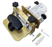 Gabarit de Rainurage 2-en-1 pour Bois | Conception 2-en-1, rainurage et positionnement, assemblage invisible, , précision accrue