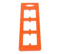 Gabarit de rainurage et de marquage de boîte de jonction de type 86 pour installation électrique - Fixation à rainurer en bois ABS avec trous de vis à tête fraisée, finition professionnelle pour